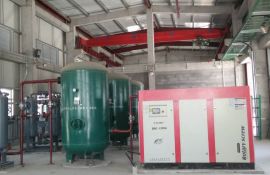 皮帶傳送螺桿式空壓機同樣的功率氣量更大，您值得信賴[廣西意朗]