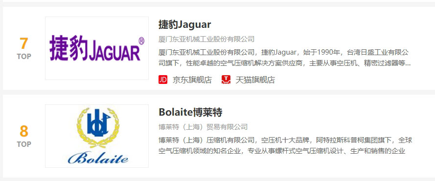 空壓機(jī)哪個(gè)品牌好